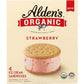 Aldens Organic Aldens Organic Ice Cream Sandwich Strawberry, 4 pk