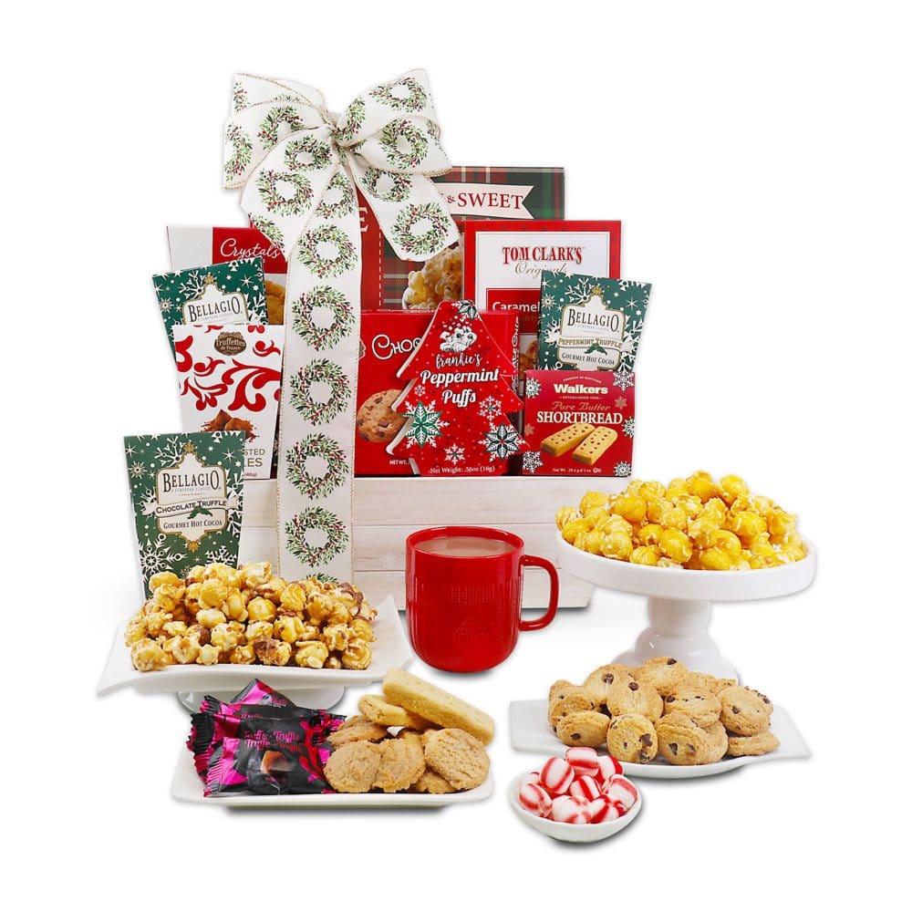 Alder Creek Gift Baskets Happy Holidays Gift Crate - Gift Baskets - ShelHealth
