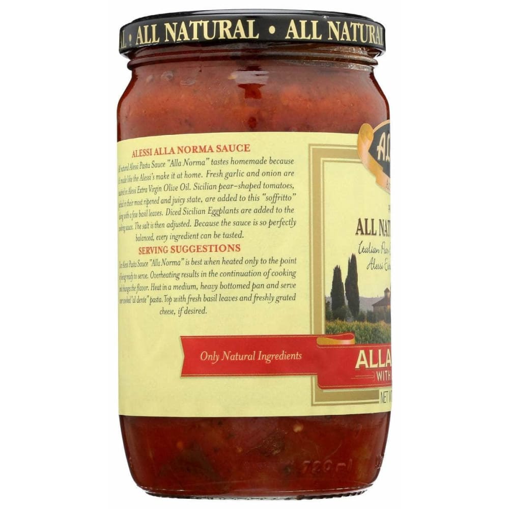 ALESSI Grocery > Meal Ingredients > Sauces ALESSI Pasta Sauce Alla Norma With Eggplant, 24 oz