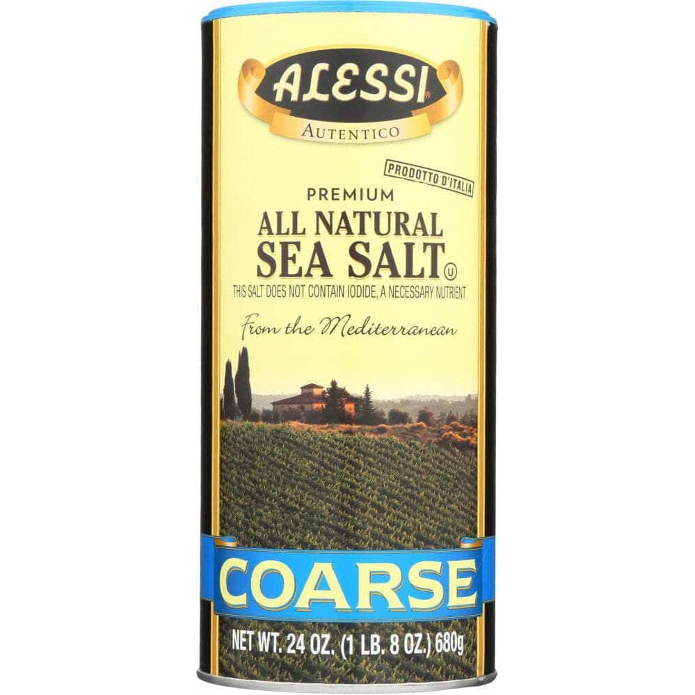 Alessi Alessi Premium All Natural Coarse Sea Salt, 24 Oz