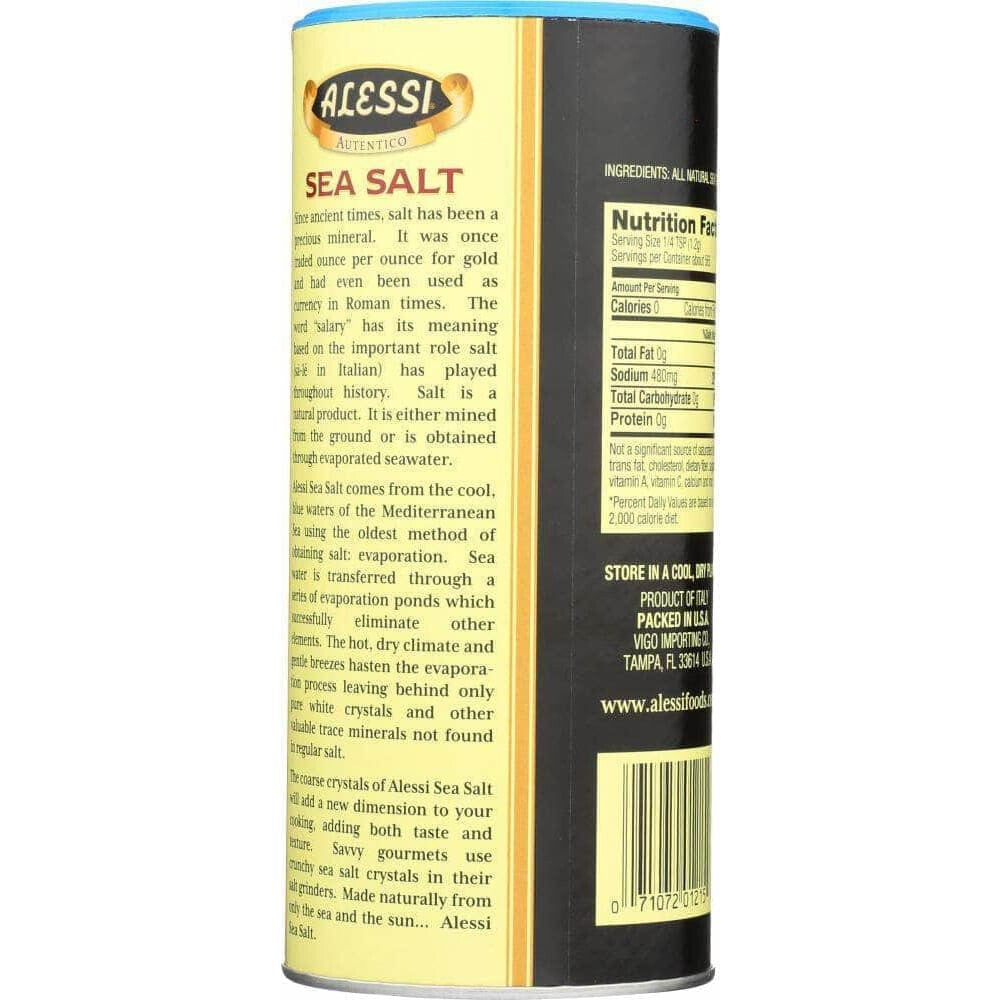 Alessi Alessi Premium All Natural Coarse Sea Salt, 24 Oz