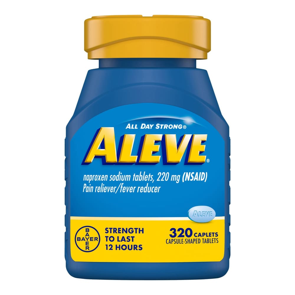 Aleve 220mg Naproxen Sodium Caplets 320 ct. - Home/Health & Beauty/Medicine Cabinet/Pain & Fever Relief/ - Unbranded