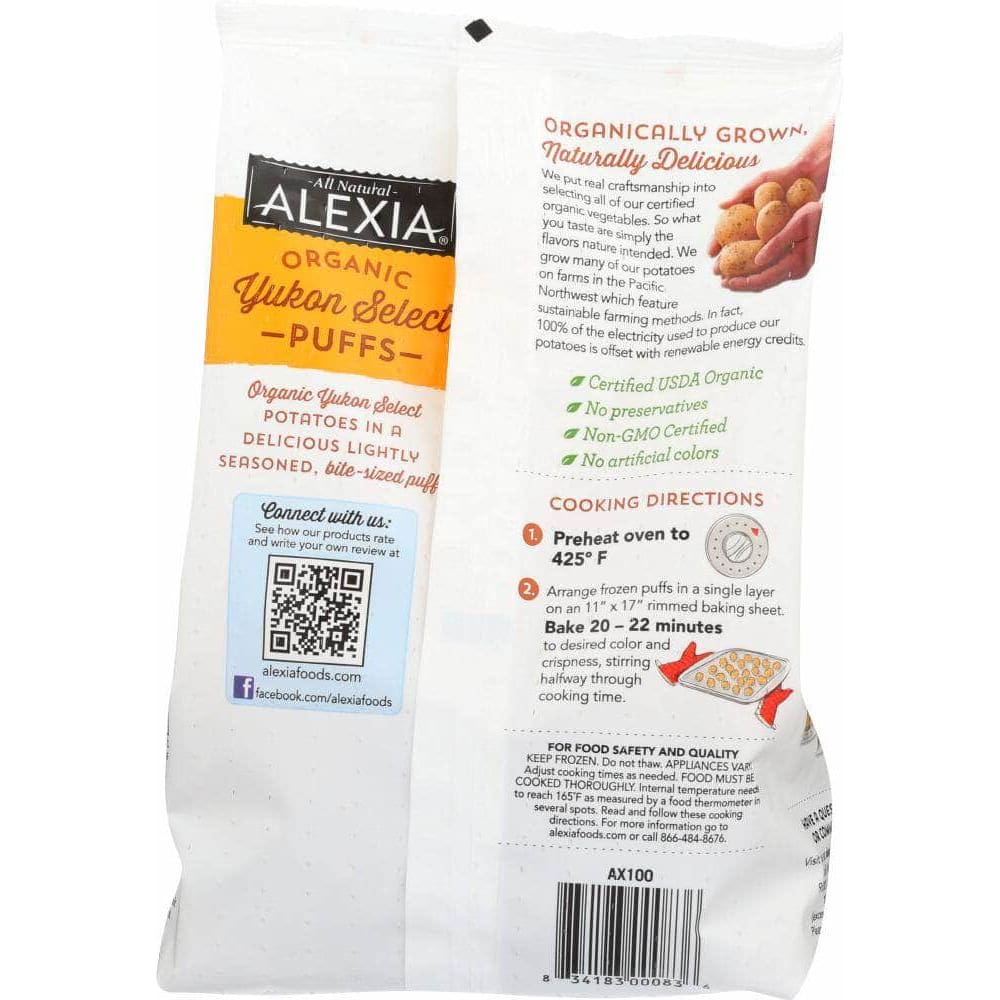 Alexia Alexia Potato Puffs Yukon Select, 16 oz