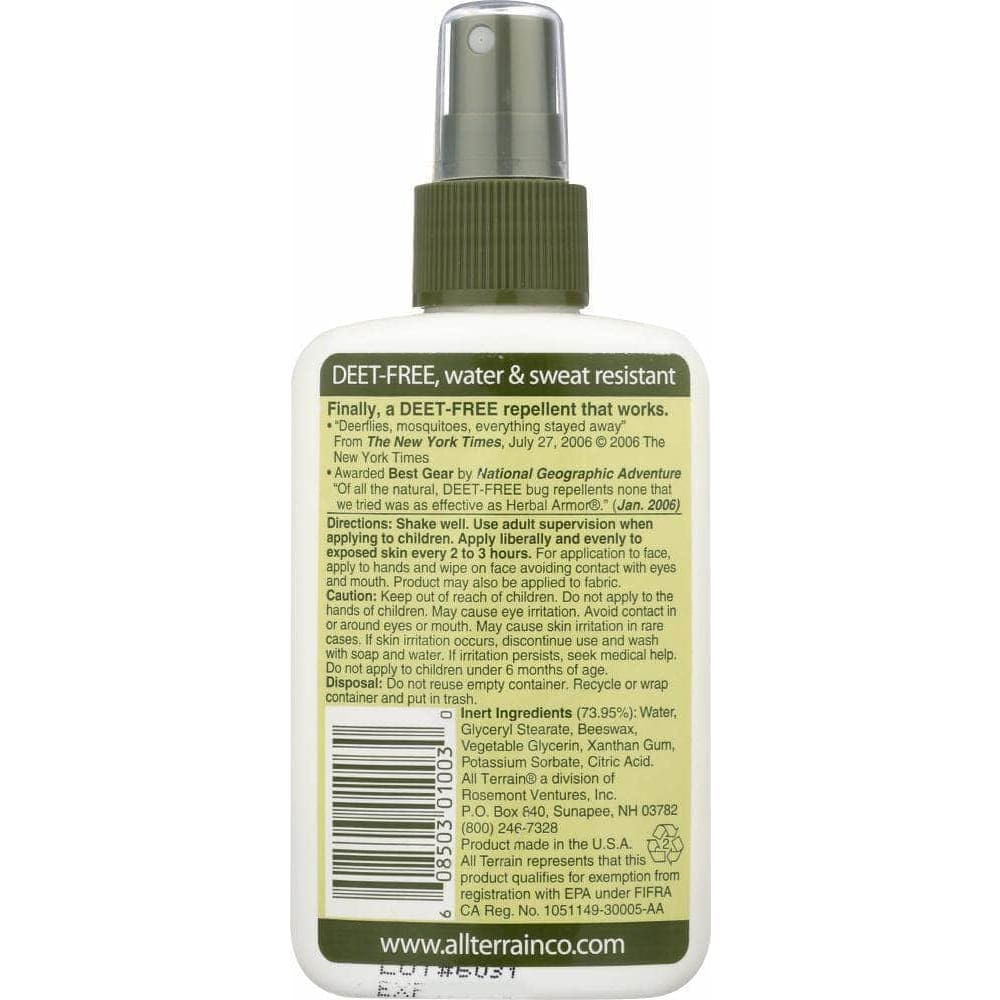 All Terrain All Terrain Herbal Armor Spray, 4 oz