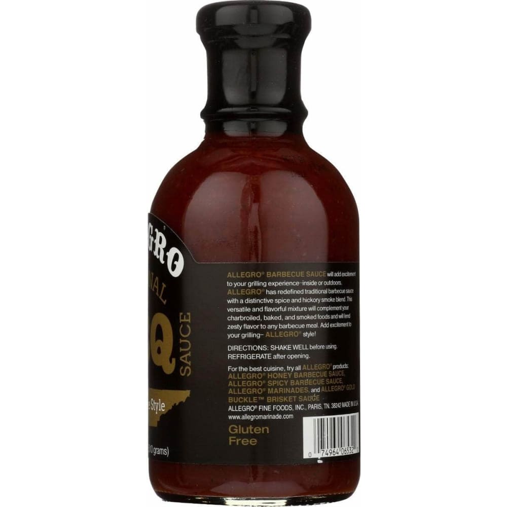 ALLEGRO Allegro Original Bbq Sauce, 18 Oz