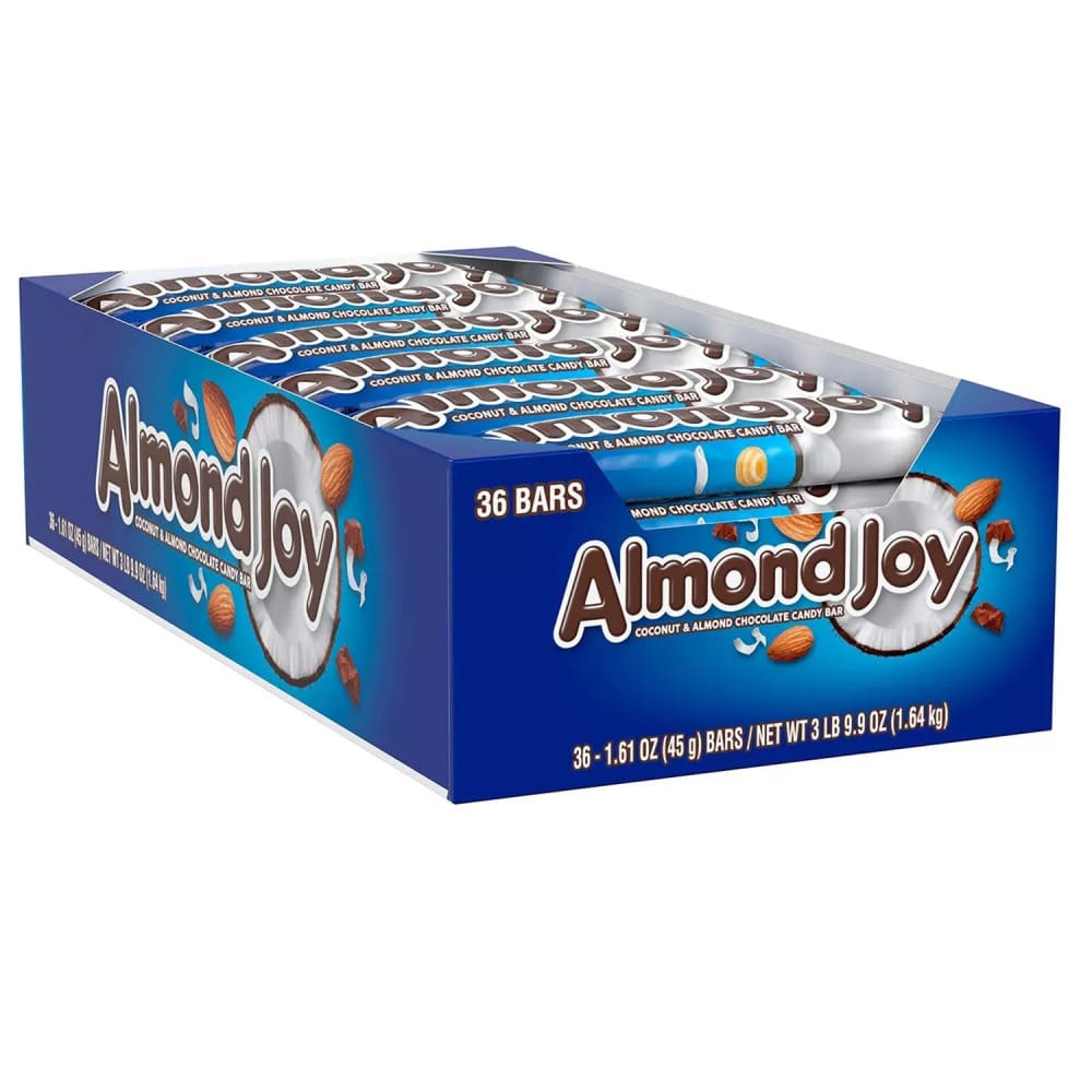 Almond Joy Coconut and Almond Chocolate Candy Bars - 1.61 Oz - 36 Ct - Chocolate - Almond Joy