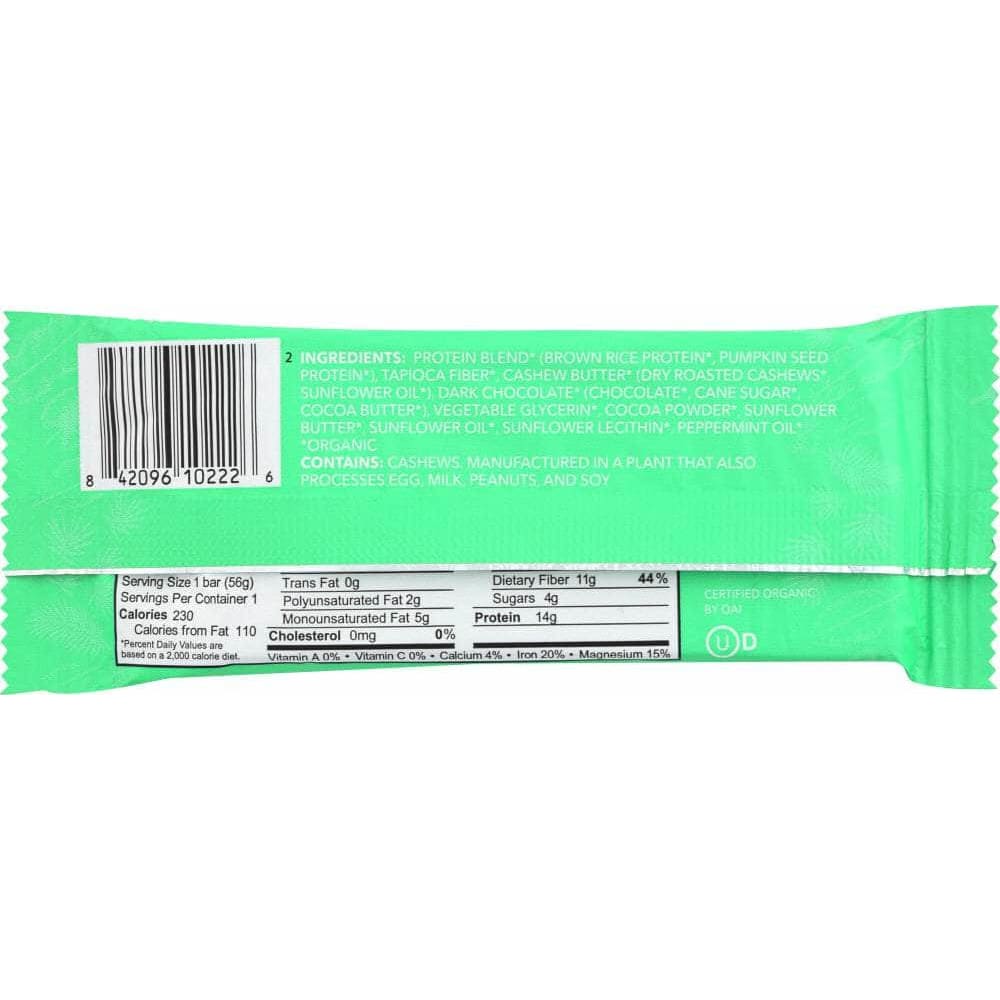 ALOHA Grocery > Snacks > Cookies > Bars Granola & Snack ALOHA: Chocolate Mint Protein Bar, 56 gm