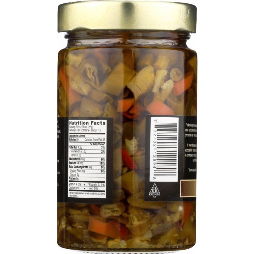 ALPINO Grocery > Pantry > Food ALPINO: Gardiniera Hot Pepper Mix, 12 oz