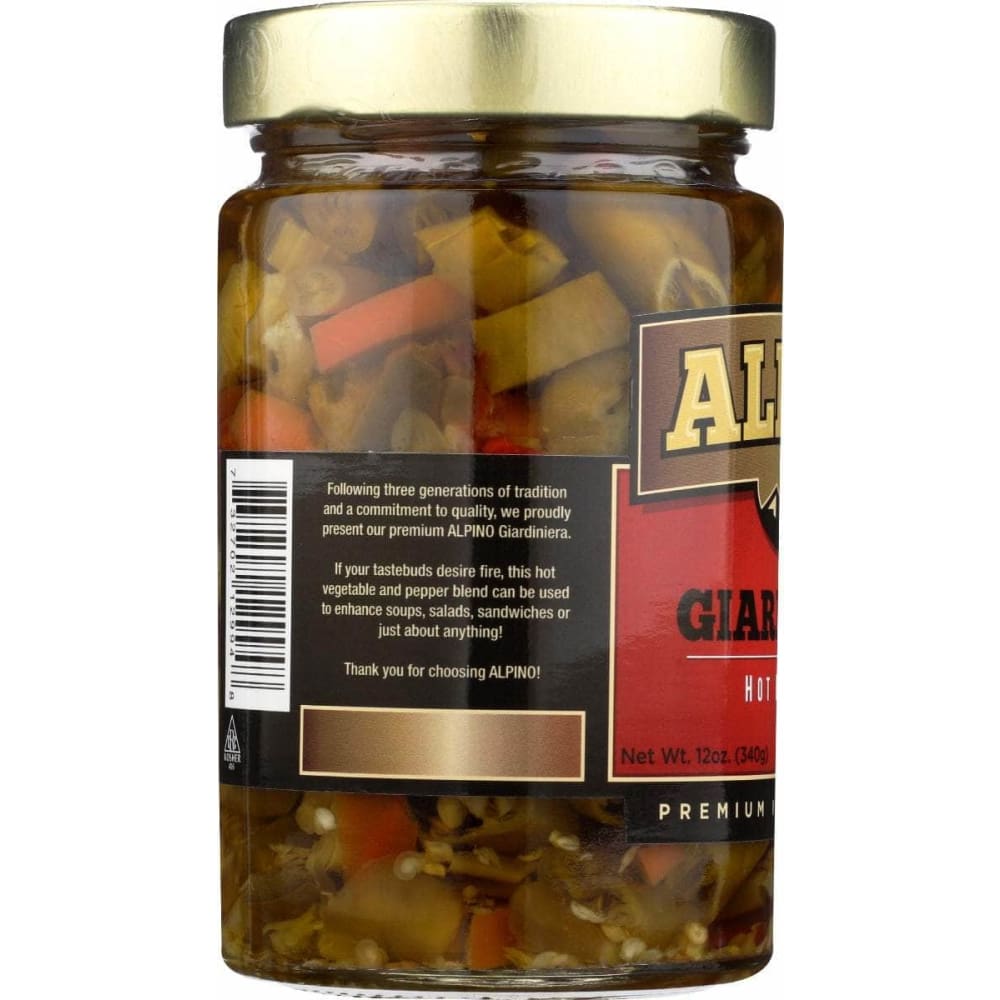 ALPINO Grocery > Pantry > Food ALPINO: Gardiniera Hot Pepper Mix, 12 oz