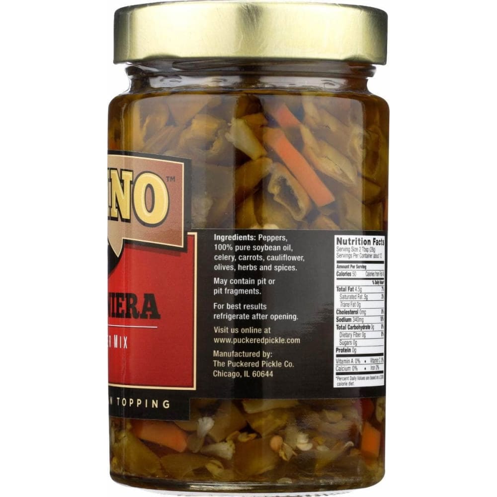 ALPINO Grocery > Pantry > Food ALPINO: Gardiniera Hot Pepper Mix, 12 oz