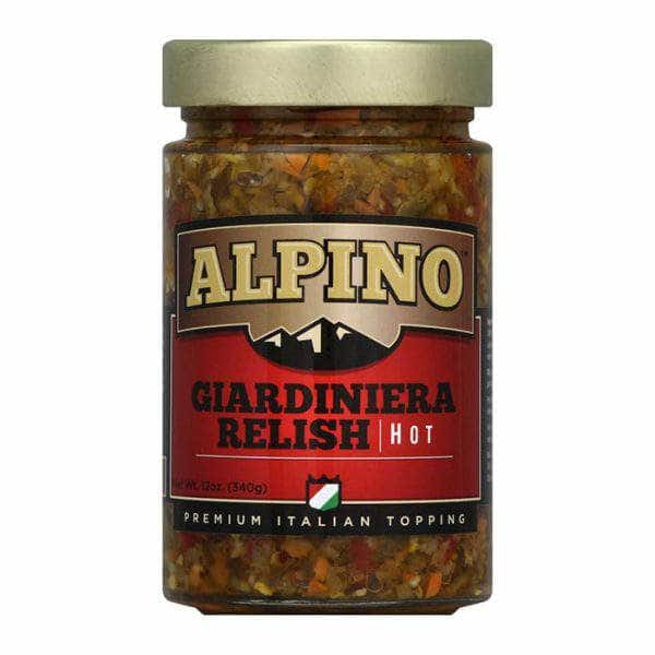 ALPINO Grocery > Pantry > Condiments ALPINO: Giardiniera Relish Hot, 12 oz