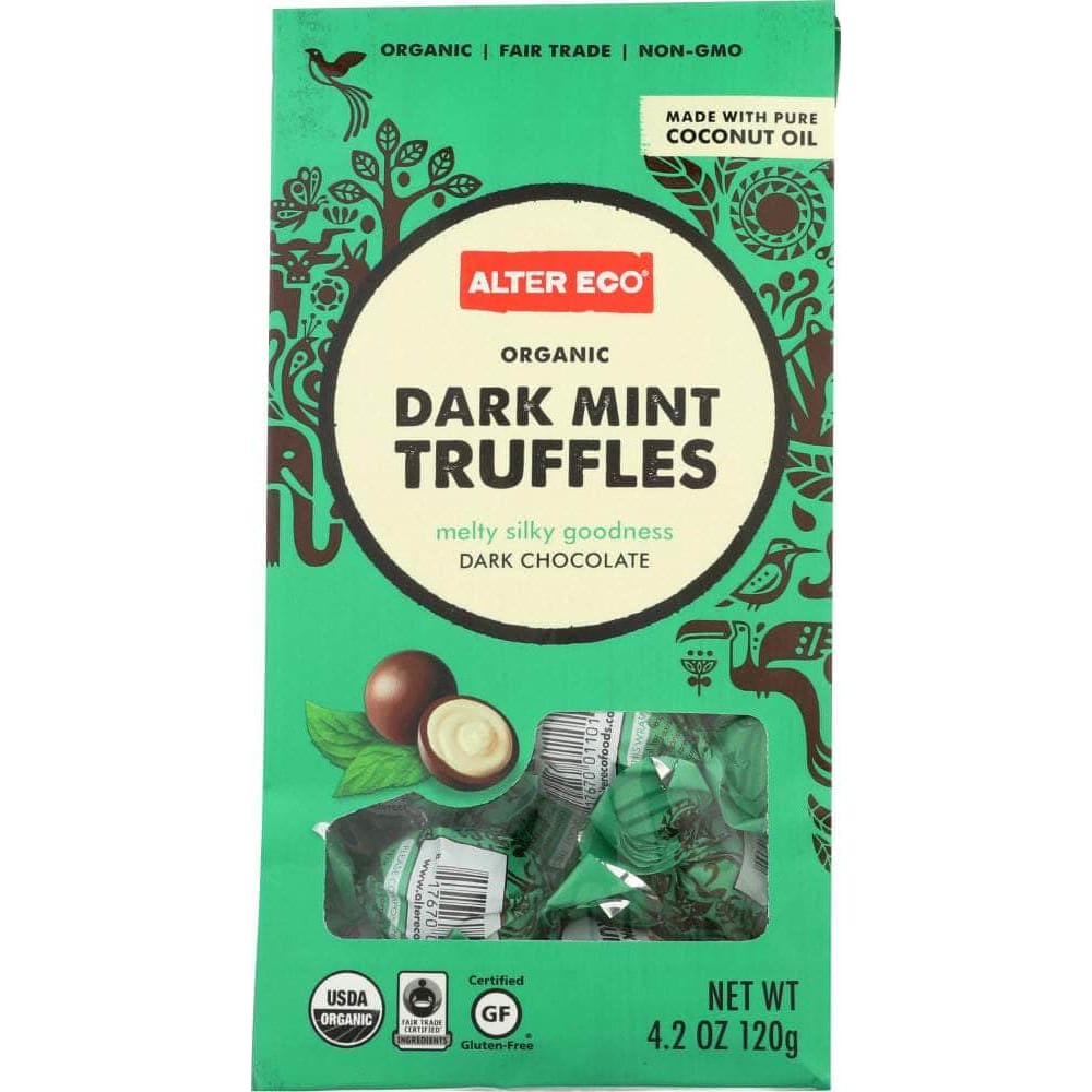 Alter Eco Alter Eco Chocolate Truffle Dark Mint Organic, 4.2 oz