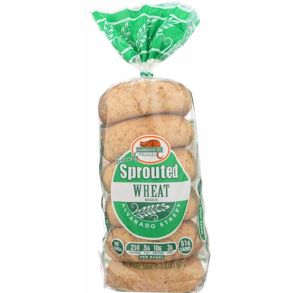 Alvarado Street Bakery Alvarado Street Bakery Sprouted Wheat Bagels, 20 oz