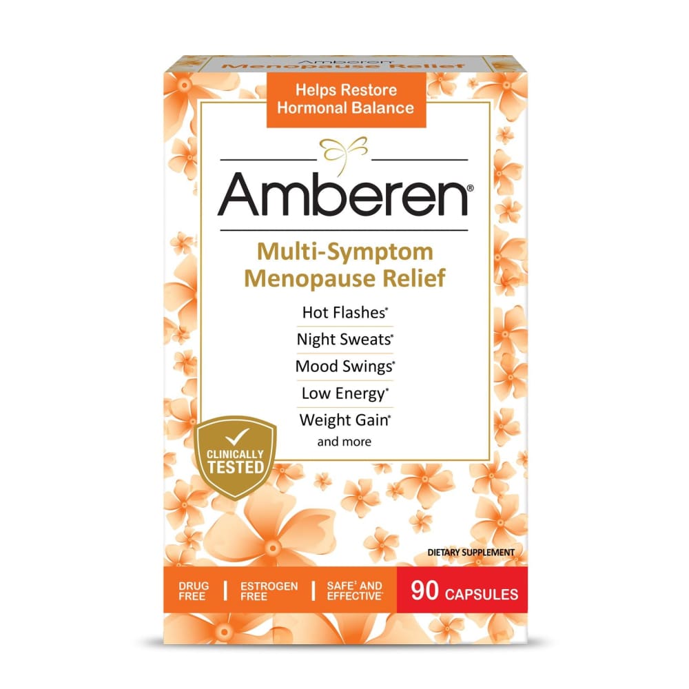 Amberen Multi-Symptom Menopause Relief 90 ct. - Home/Health & Beauty/Vitamins & Supplements/Women’s Vitamins/ - Unbranded
