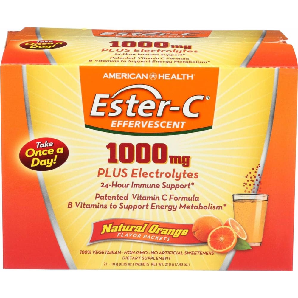 AMERICAN HEALTH American Health Ester-C 1000Mg Effervescent Orange, 21 Ea