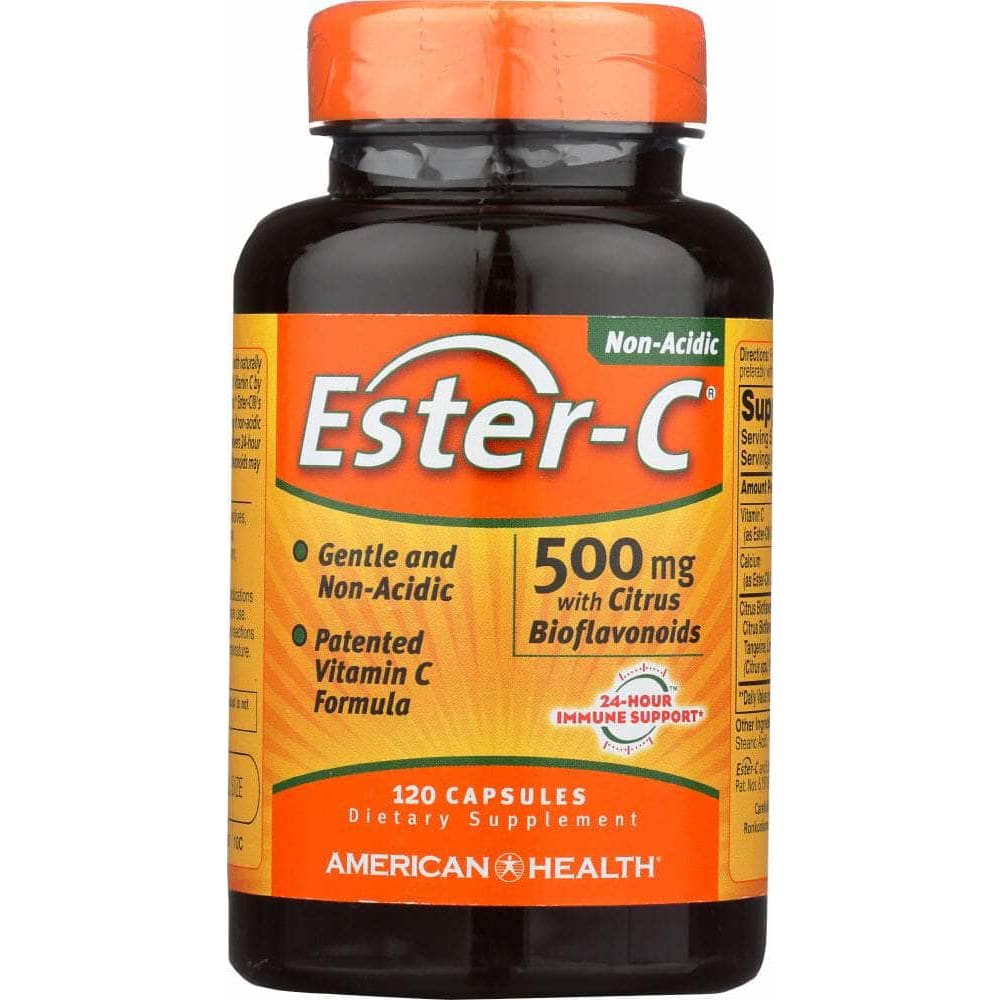 Ester C American Health Ester-C 500 mg with Citrus Bioflavonoids, 120 Capsules