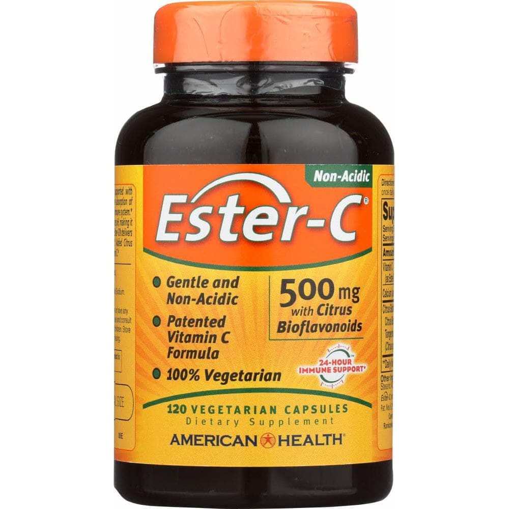 Ester C American Health Ester-C 500 mg with Citrus Bioflavonoids, 120 Veggie Caps