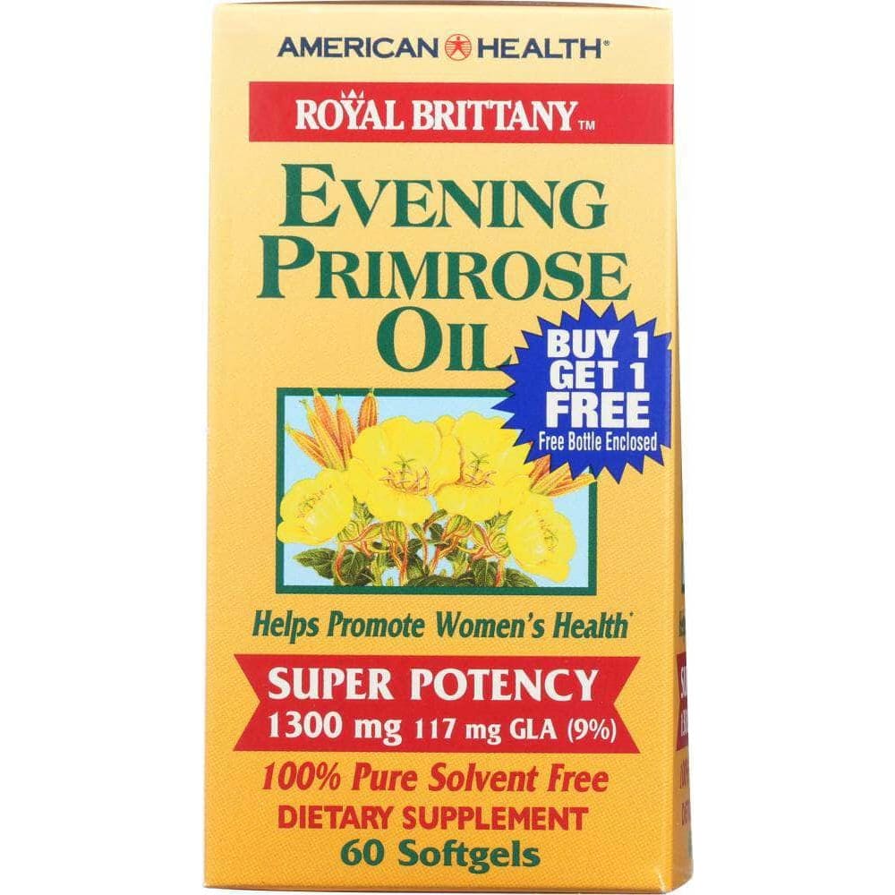 American Health American Health Evening Primrose Oil 1300 mg, 60 + 60 Softgels