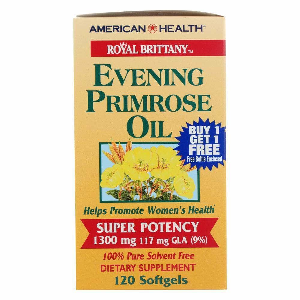 American Health American Health Royal Brittany Evening Primrose Oil 1300 MG Twinpack 120sg, 2 pc