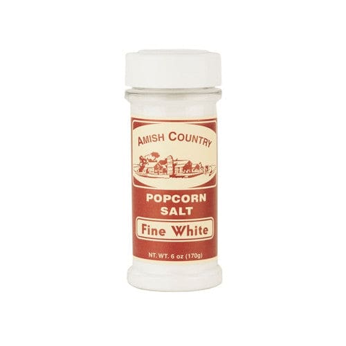 Amish Country Popcorn Fine White Popcorn Salt 6oz (Case of 12) - Snacks/Popcorn - Amish Country Popcorn