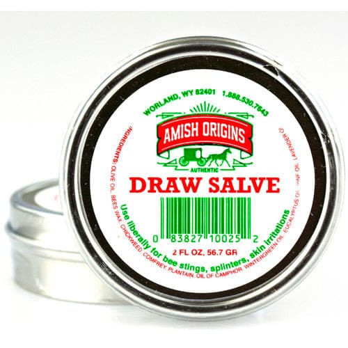 Amish Origins Draw Salve 2oz (Case of 12) - Misc/Personal Care - Amish Origins