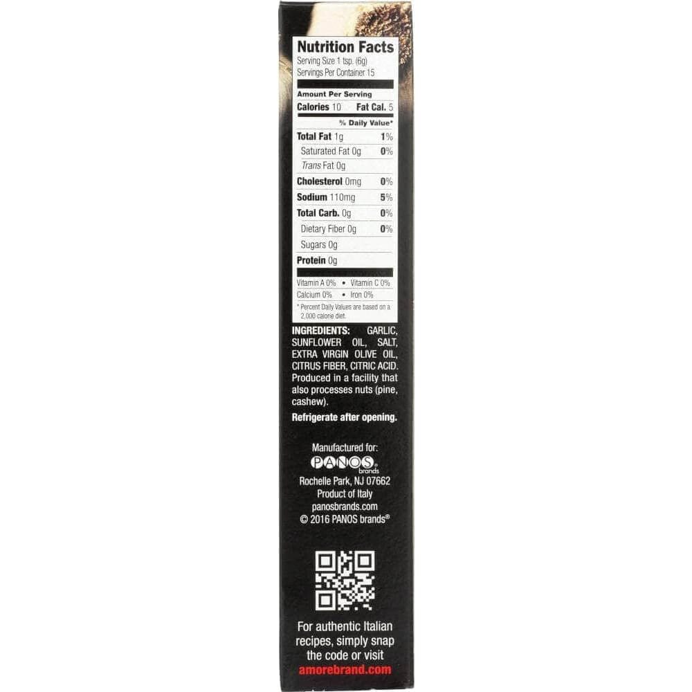 Amore Amore Paste Tube Garlic, 3.2 oz