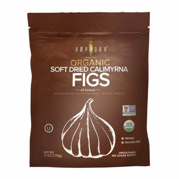 Amphora Amphora Organic Soft Dried Calimyrna Figs, 6 oz