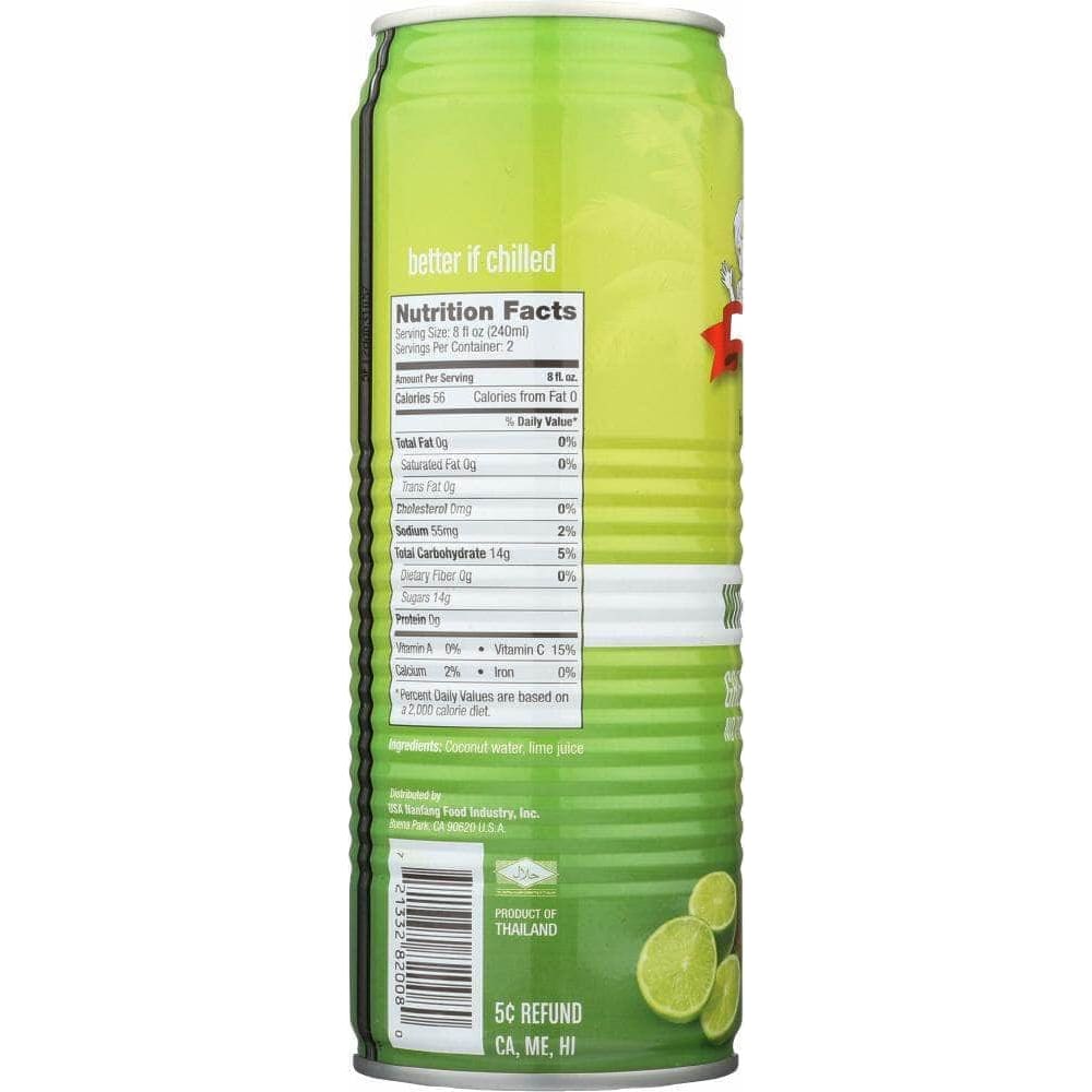 Amy & Brian Amy And Brian Coconut Juice with Lime,17.5 oz