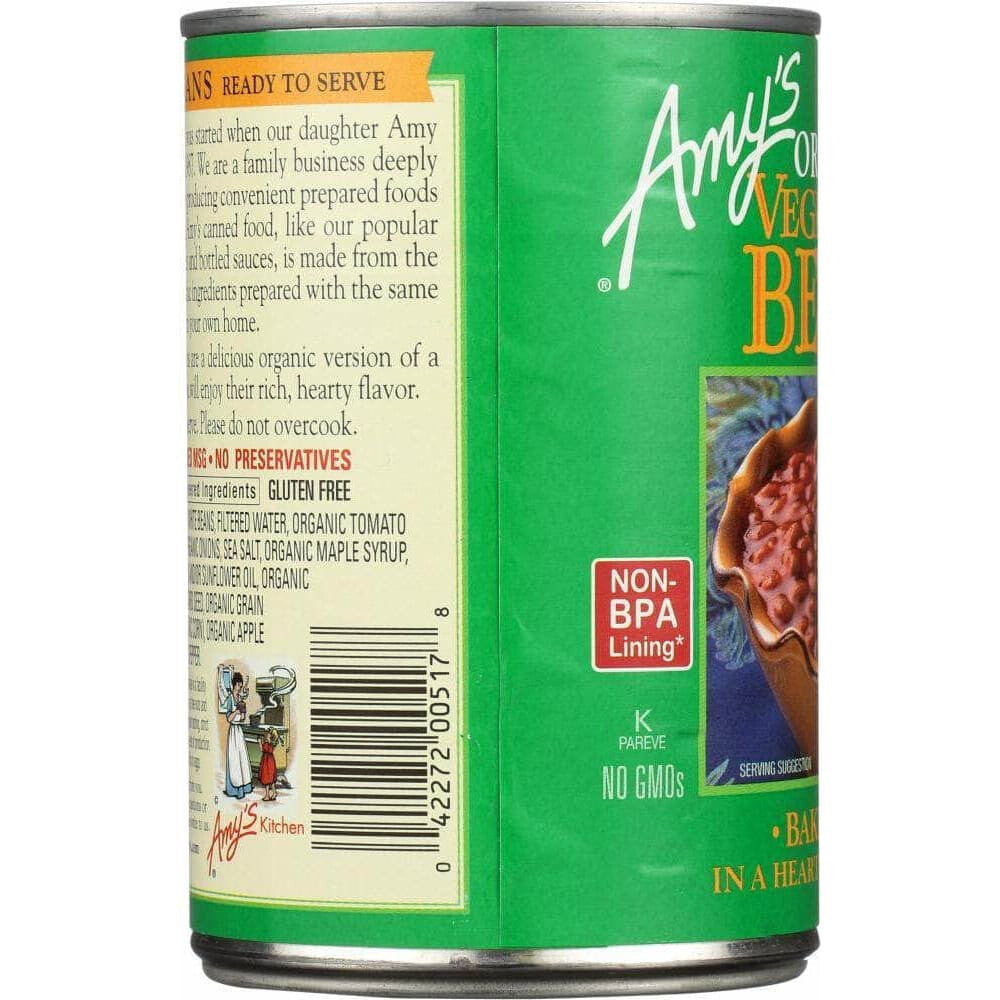 Amys Amys Bean Baked Vegetarian Gluten Free Organic, 15 oz