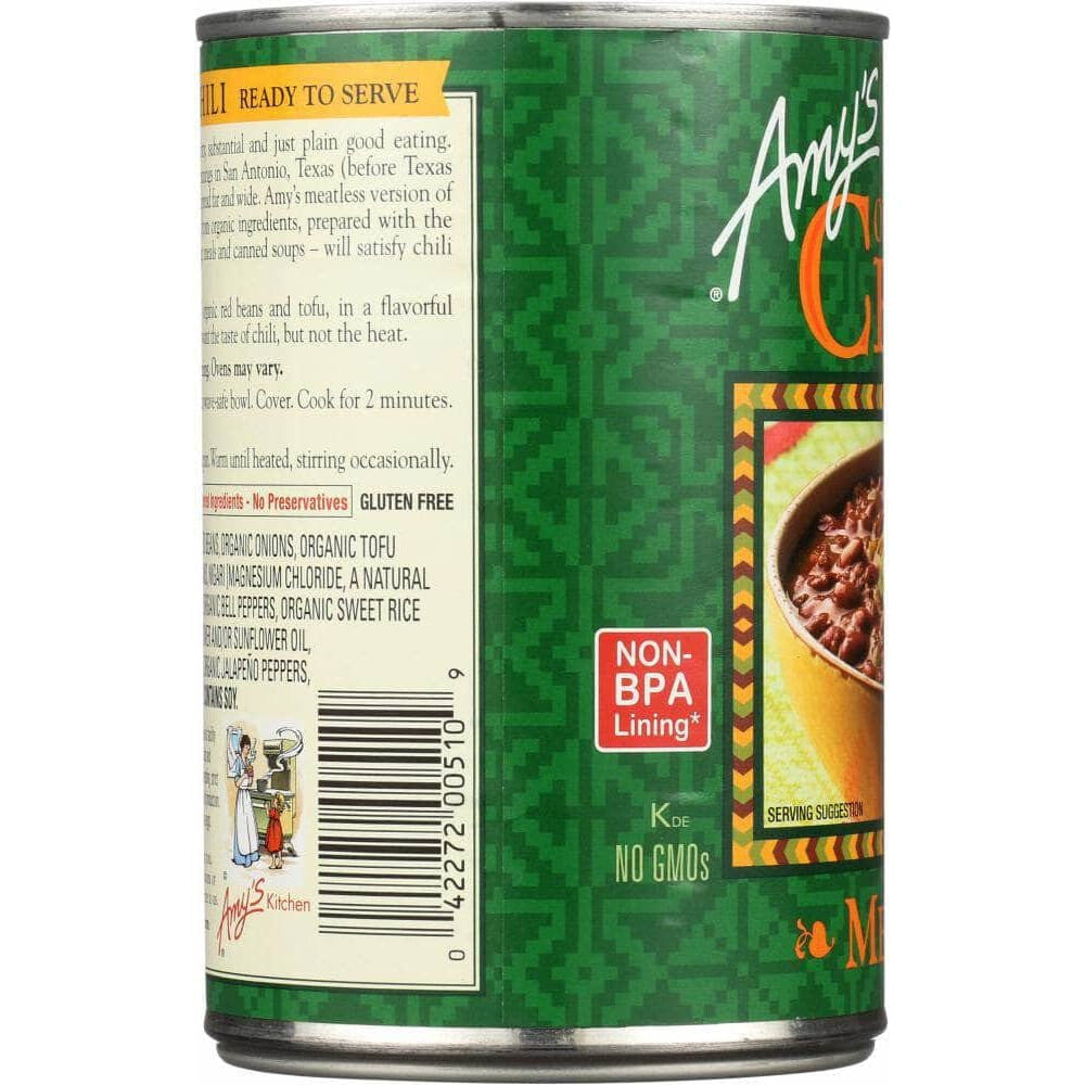 Amys Amy's Organic Chili Medium, 14.7 oz