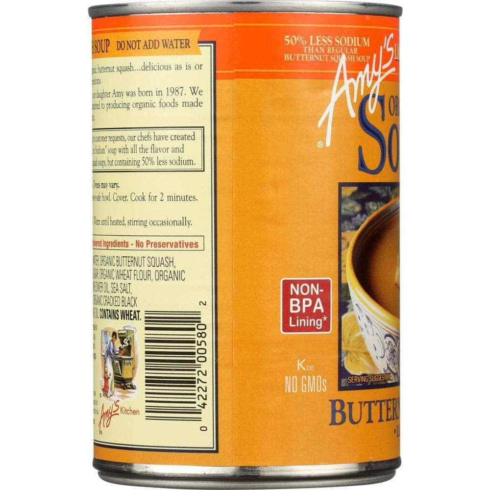 Amys Amy's Organic Soup Light in Sodium Butternut Squash, 14.1 oz