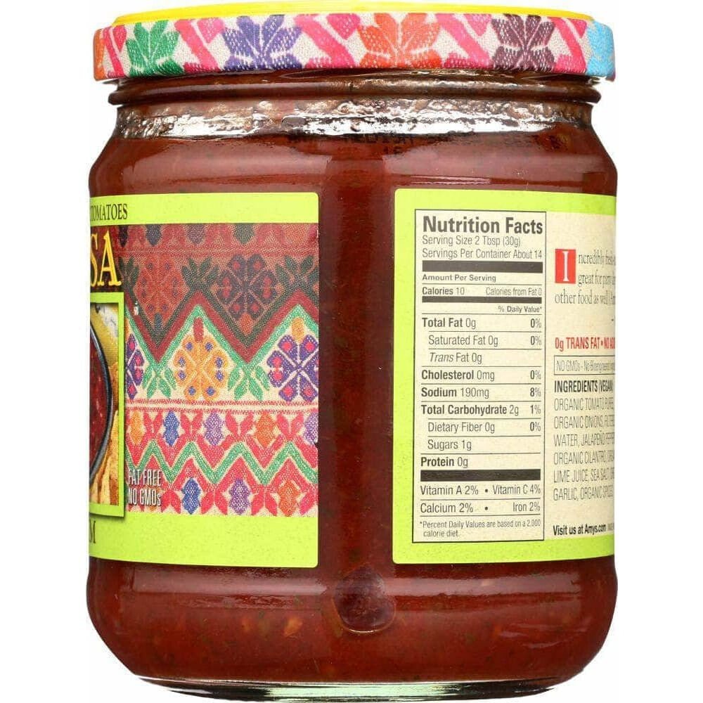 Amys Amy's Salsa Medium, 14.7 oz