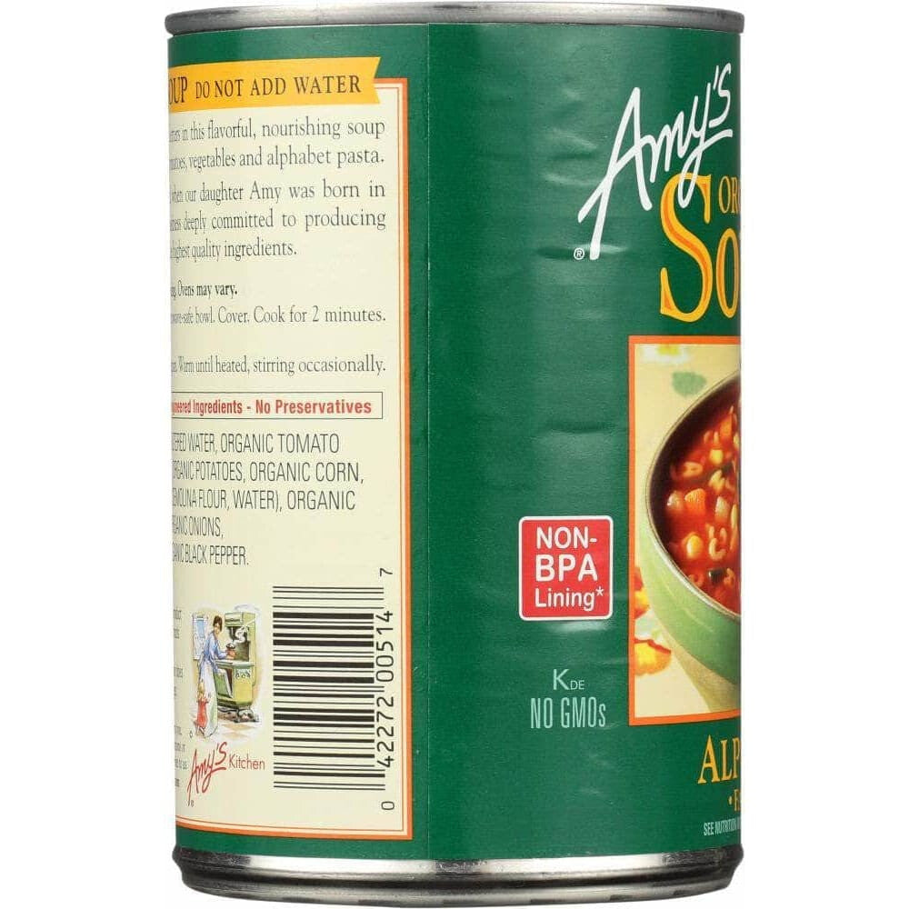 Amys Amys Soup Alphabet, 14.1 oz