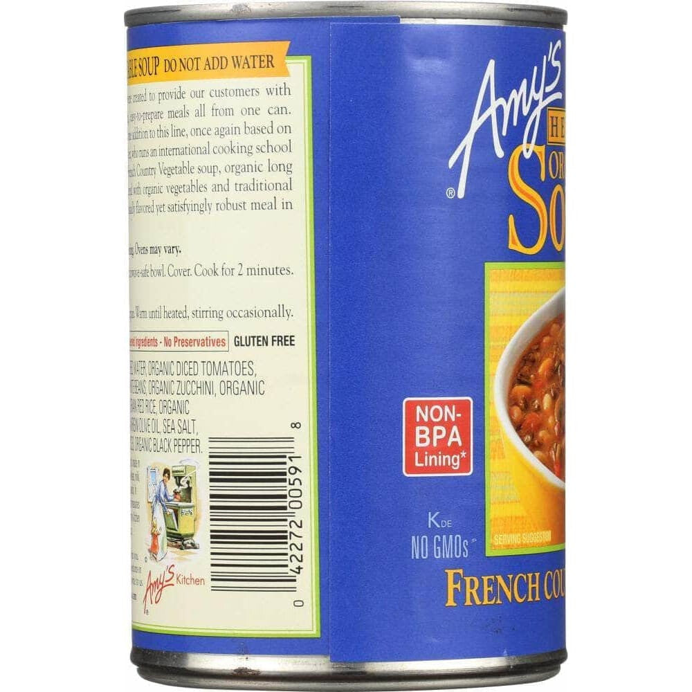 Amys Amys Soup Vegetable French Country Gluten Free, 14.4 oz