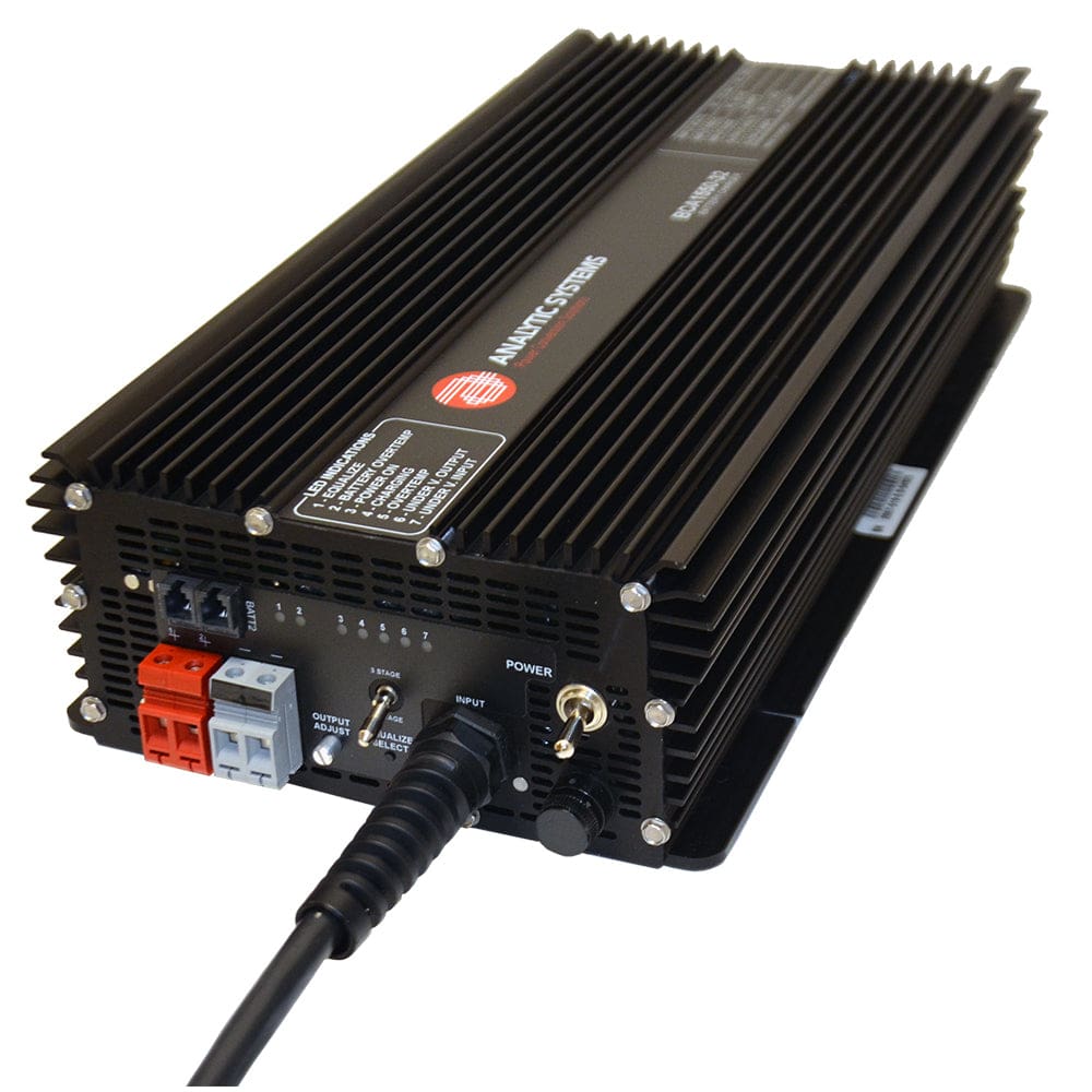Analytic Systems AC Charger 1-Bank 100A 12V Out/ 110/ 220V In - Electrical | Battery Chargers - Analytic Systems