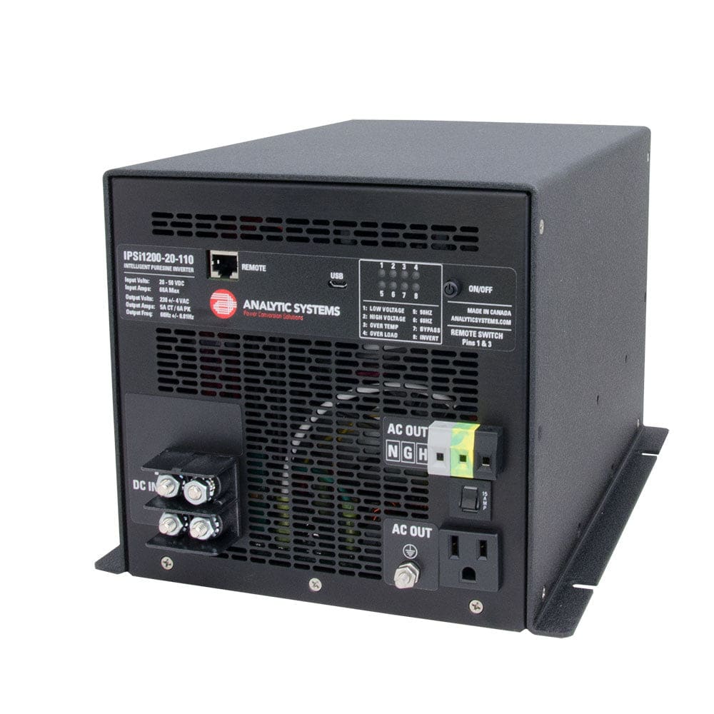 Analytic Systems AC Intelligent Pure Sine Wave Inverter 1200W 20-40V In 110V Out - Electrical | Inverters - Analytic Systems