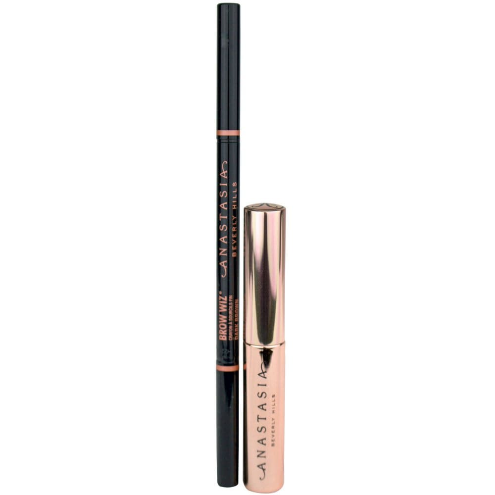 Anastasia Beverly Hills Clear Brow Gel + Brow Wiz Brown Eyebrow Pencil Duo - Makeup - Anastasia