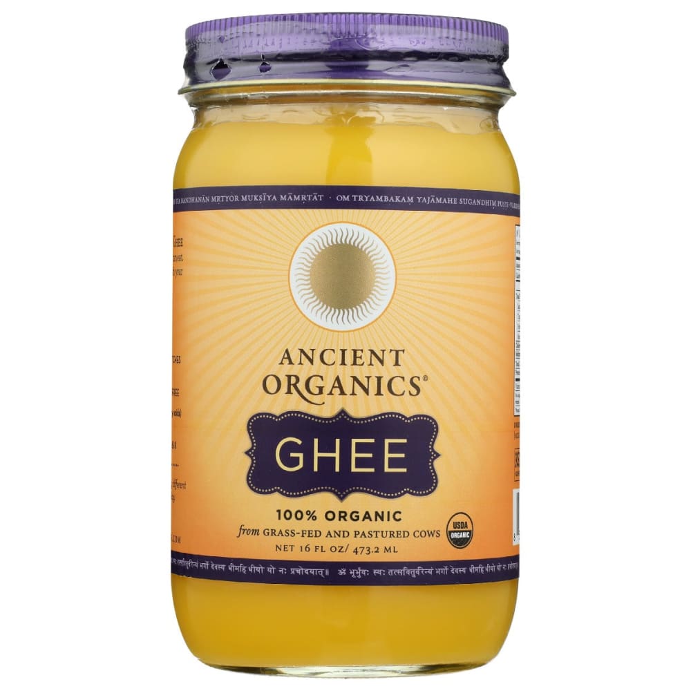 ANCIENT ORGANICS: Ghee Butter Organic 16 fo - Dairy Dairy Substitutes and Eggs > Butters - ANCIENT ORGANICS