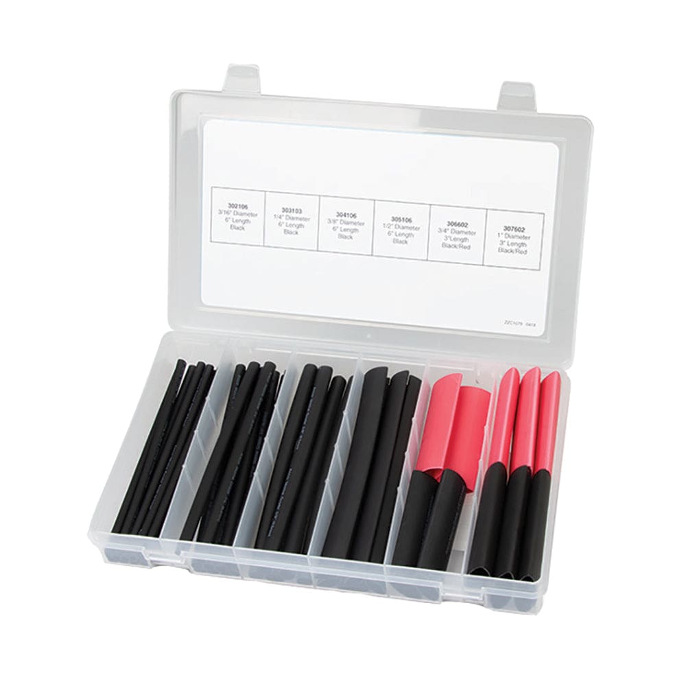 Ancor 47-Piece Adhesive Lined Heat Shrink Tubing Kit - Electrical | Wire Management - Ancor