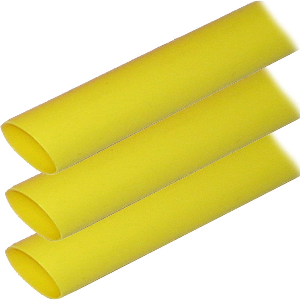 Ancor Adhesive Lined Heat Shrink Tubing (ALT) - 1 x 6 - 3-Pack - Yellow (Pack of 2) - Electrical | Wire Management - Ancor
