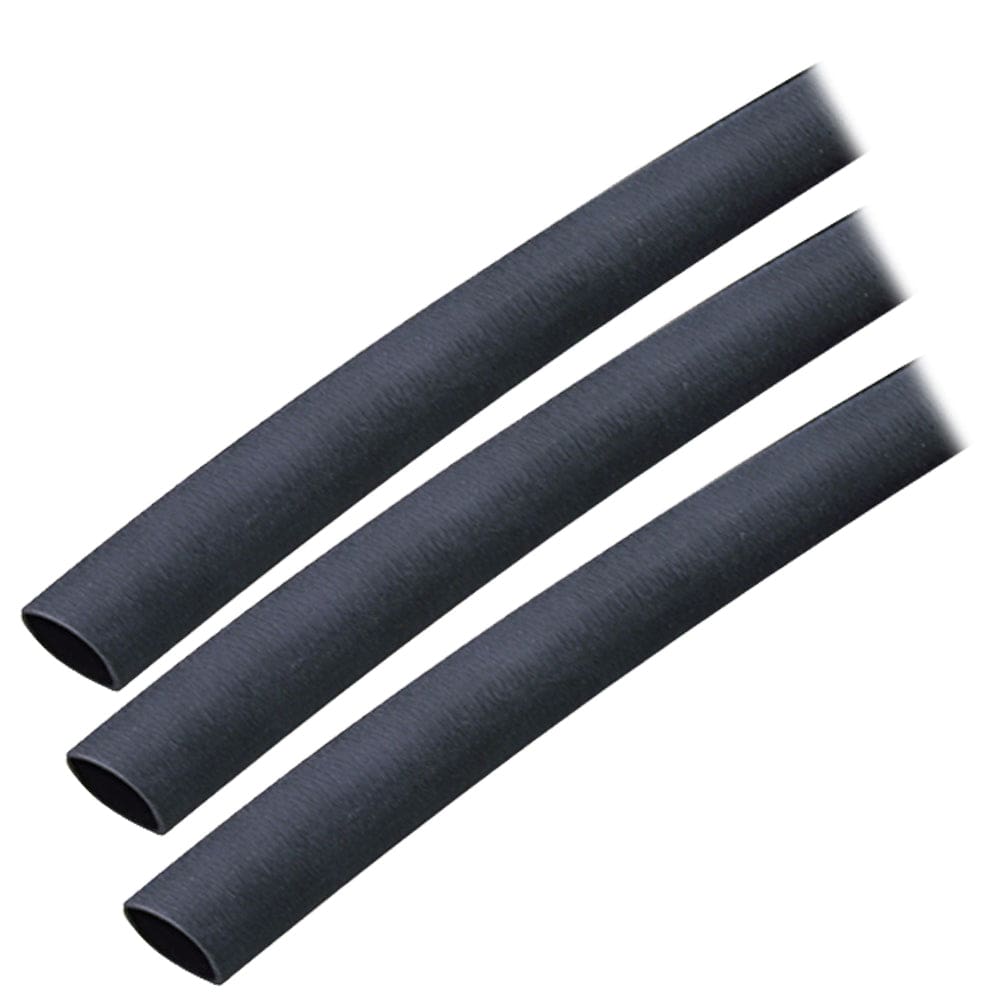Ancor Adhesive Lined Heat Shrink Tubing (ALT) - 3/ 8 x 3 - 3-Pack - Black (Pack of 6) - Electrical | Wire Management - Ancor