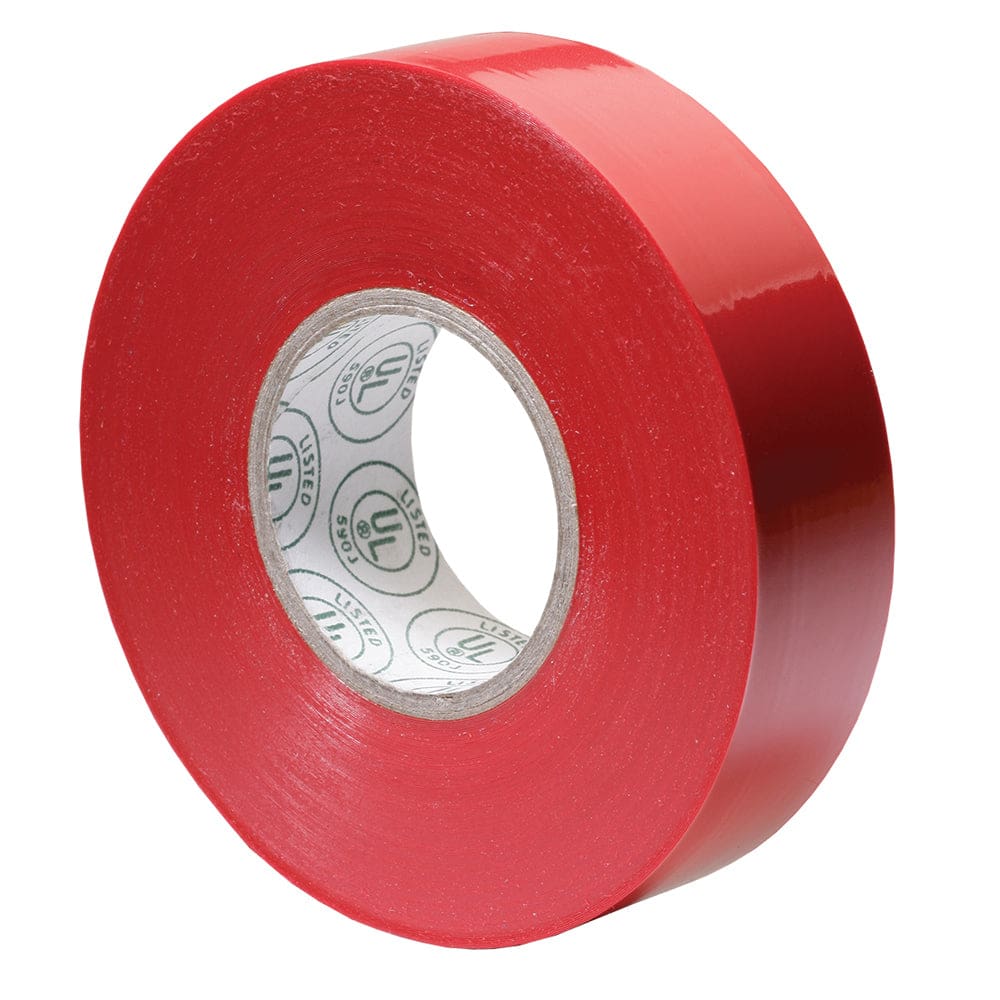 Ancor Premium Electrical Tape - 3/ 4 x 66’ - Red (Pack of 5) - Electrical | Wire Management - Ancor