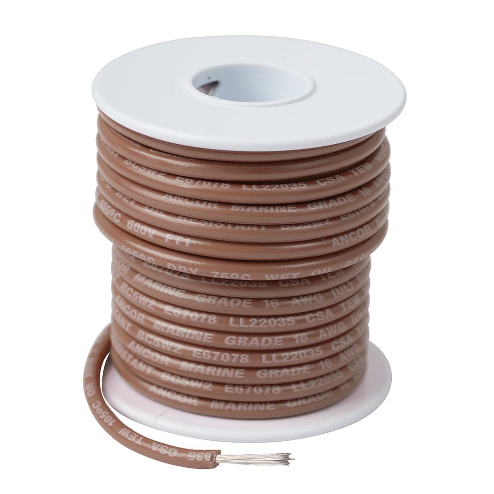 Ancor Tan 12 AWG Tinned Copper Wire - 100’ - Electrical | Wire - Ancor