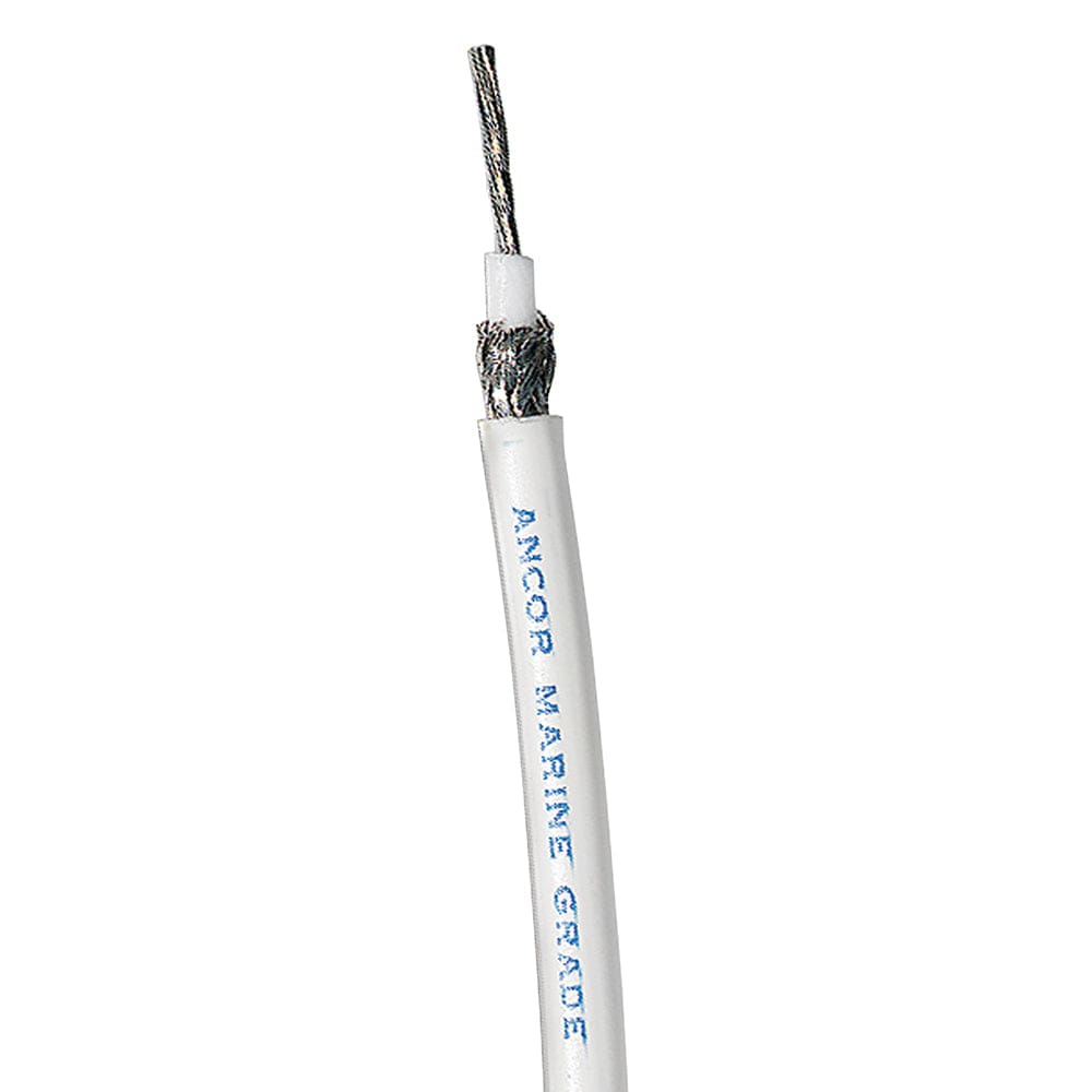 Ancor White Coaxial Cable RG 213 - 500’ - Electrical | Wire - Ancor