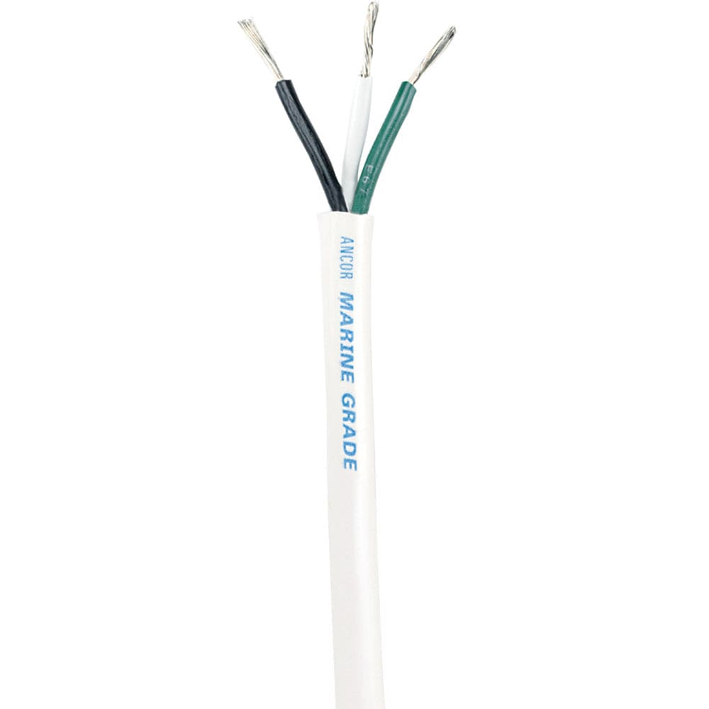 Ancor White Triplex Cable - 16/ 3 AWG - Round - 100’ - Electrical | Wire - Ancor