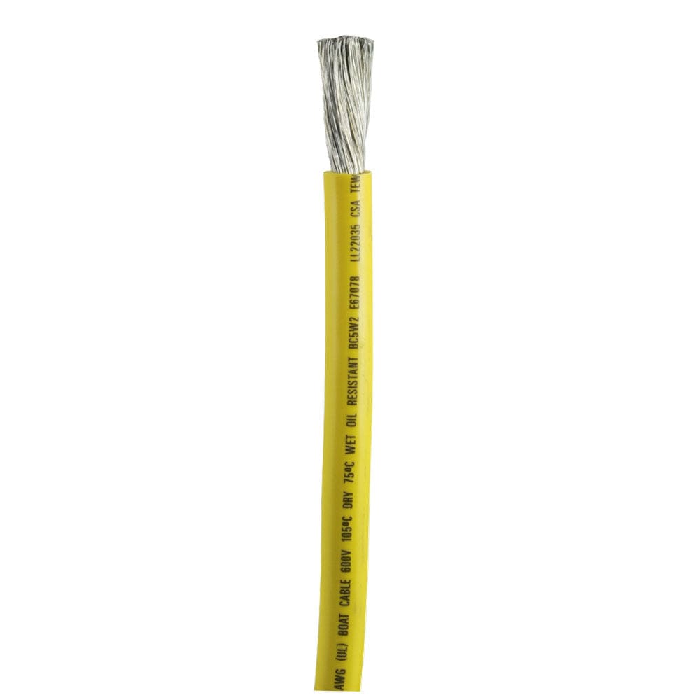 Ancor Yellow 1/ AWG Battery Cable - Sold By The Foot (Pack of 4) - Electrical | Wire - Ancor