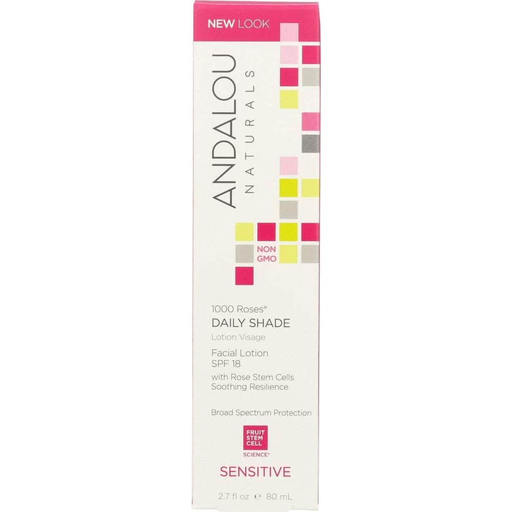 ANDALOU NATURALS Andalou Naturals 1000 Roses Daily Shade Facial Lotion Spf 18, 2.7 Oz