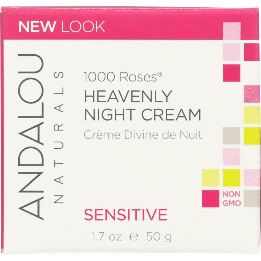 ANDALOU NATURALS Andalou Naturals 1000 Roses Heavenly Night Cream Sensitive, 1.7 Oz