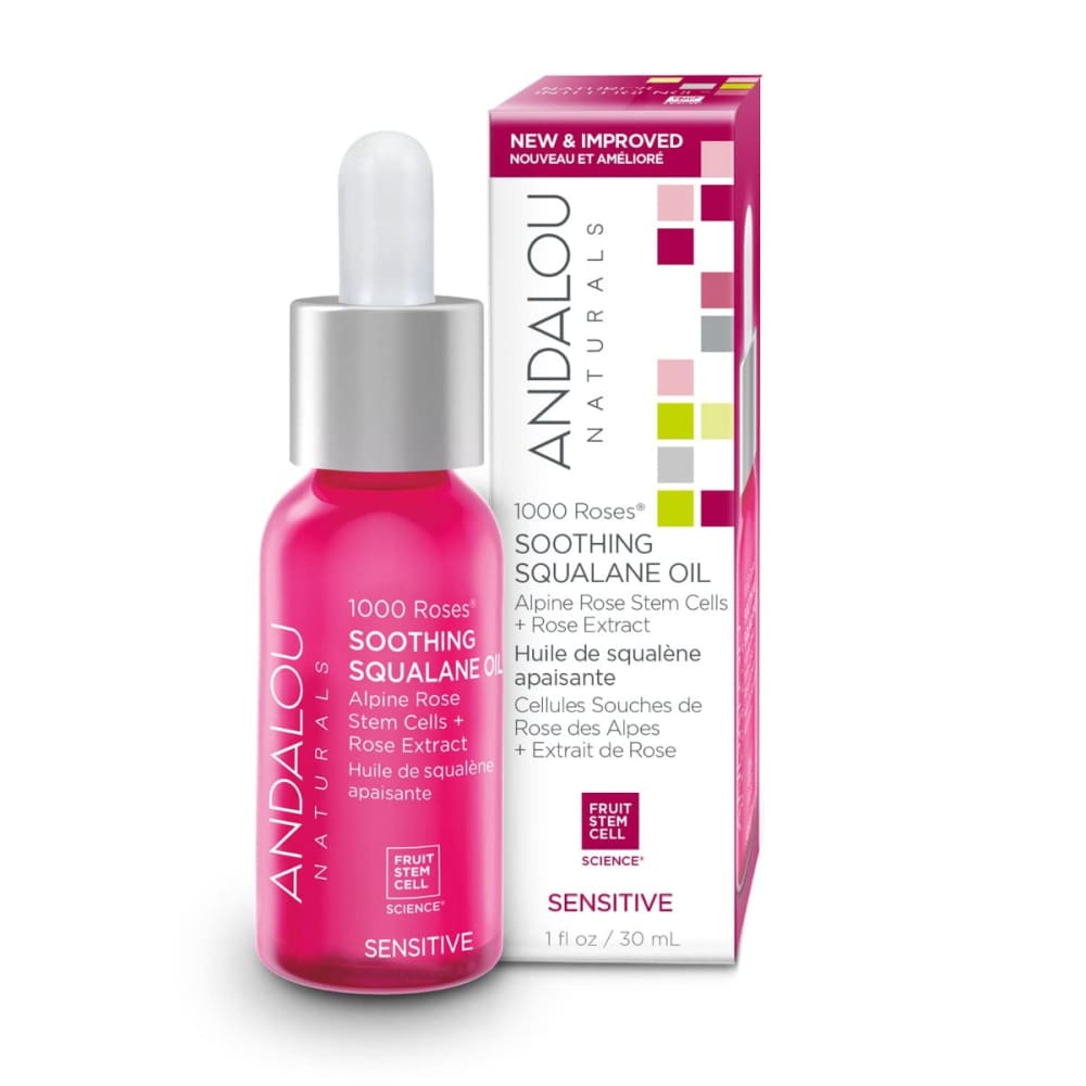ANDALOU NATURALS: 1000 Roses Soothing Squalane Oil 1 fo - Beauty & Body Care > Skin Care > Facial Lotions & Cremes - ANDALOU NATURALS