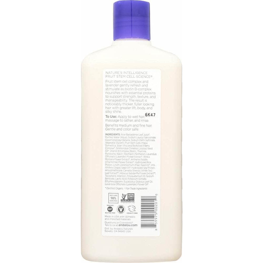 ANDALOU NATURALS Andalou Naturals Full Volume Shampoo Lavender And Biotin, 11.5 Oz